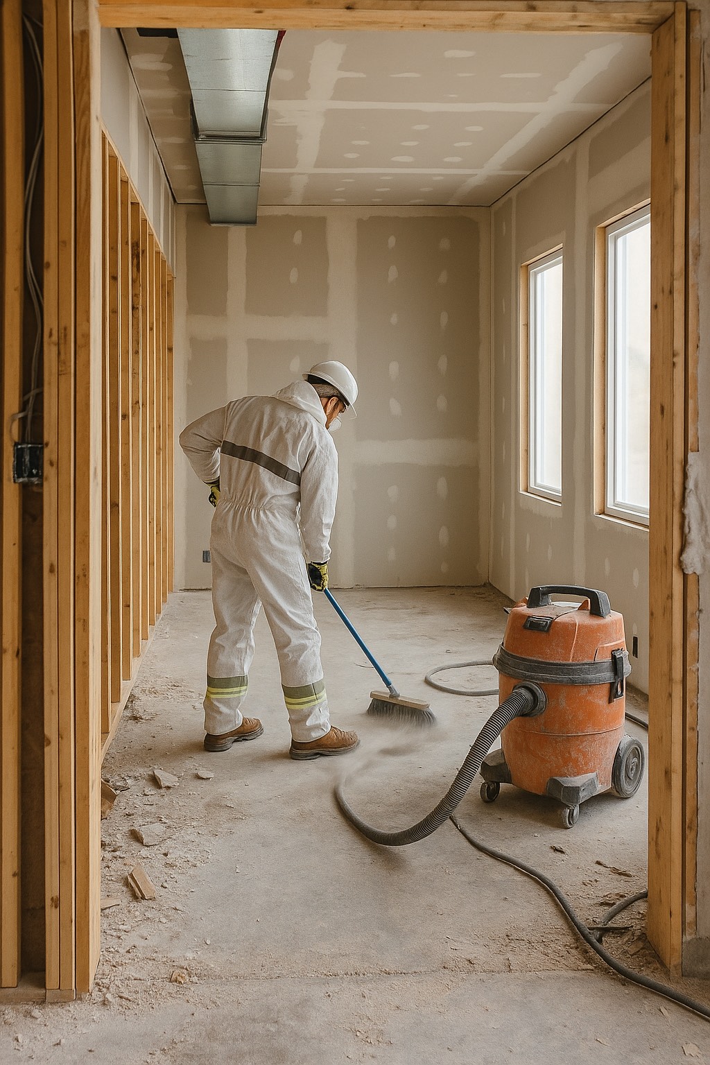 Nettoyage après chantier